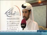 لقاء رجل الأعمال الشيخ محمد بن فيصل بن قاسم على تليفزيون قطر