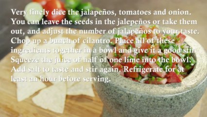 Pico de Gallo Recipe