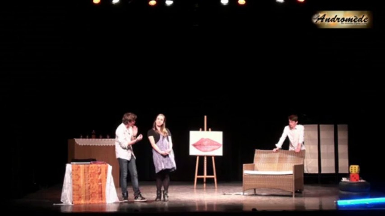 "A qui ma femme ?" de Feydeau par la Troupe Andromède - Extrait : Aveugle et sourd-muette - 31/05/2013