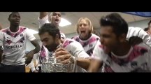 Finale Coupe de France - Joie dans les vestiaires