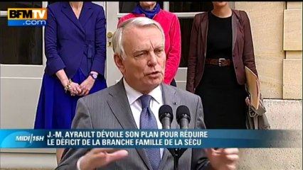 Ayrault confirme la baisse du quotient familial - 03/06