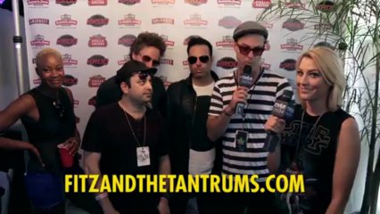 Fitz and the Tantrums - KROQ Weenie Roast 2013 Interview