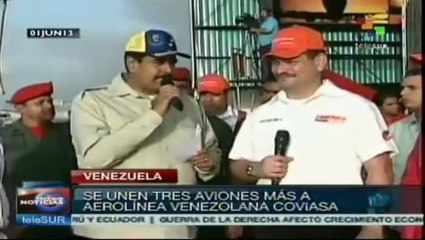 Pdte. Maduro recibe tres nuevos aviones de Conviasa
