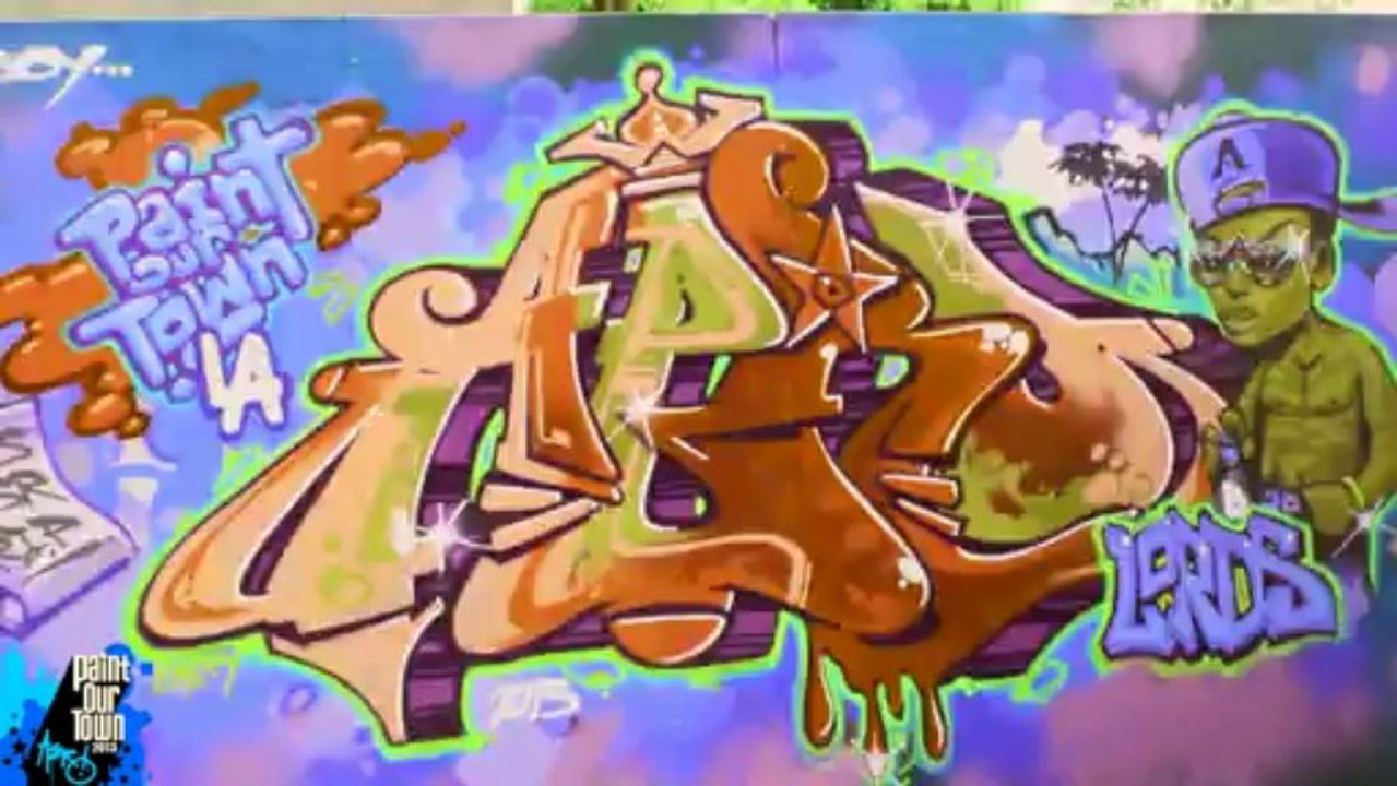 Caleb Aero - paint our town 2013 - Los Angeles
