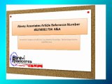 Abney Associates Article Reference Number 85258081704 A&A