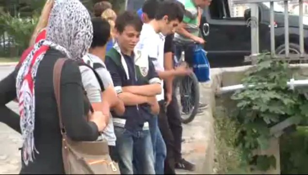 İtfaiyeden balıklara yardım