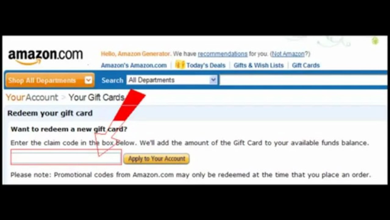 New Amazon Gift Cards Codes For You Code Generator Working Video Dailymotion