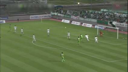 Ｊ２ガイナーレ鳥取　松本山雅ＦＣに勝利