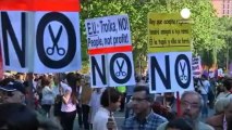 Spain and Portugal protesters don't share governments'...