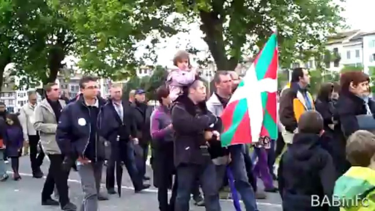 Manifestation pour une Collectivité Territoriale Pays Basque