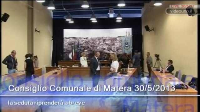 Matera - consiglio comunale 30 maggio 2013