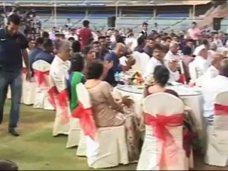 Sachin Tendulkar receives award for fastest ton in Ranji
