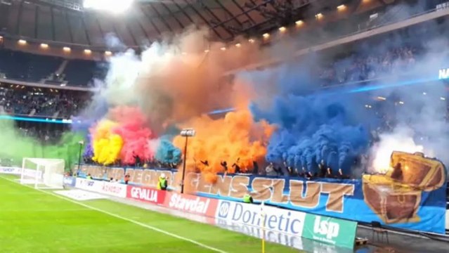 Insolite : quand un tifo somptueux enflamme une finale de coupe !