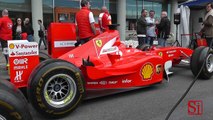 Napoli - La Ferrari di Schumacher sul Lungomare (01.06.13)