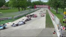 Indycar Detroit 2013 Race 1 Huge crash Allmendinger
