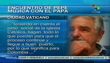 Encuentro de José Mujica con el papa Francisco