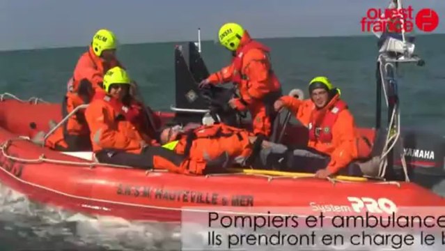 Exercice sauvetage en mer Granville