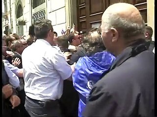 Salerno - La protesta dei dipendenti CSTP (31.05.13)