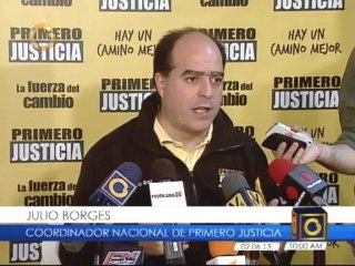 Julio Borges asegura que "no hay liderazgo dentro de las Fuerzas Armadas"