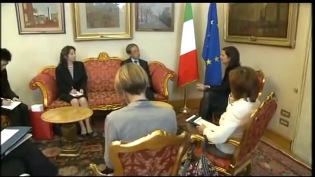 Roma - Camera. Boldrini riceve Masaharu Kohno (27.05.13)