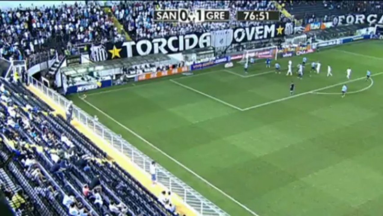 Campeonato Brasileiro - Santos 1-1 Gremio