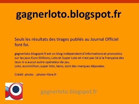 Résultat Tirage Loto Samedi 8 juin notre Système