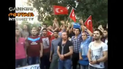 Çankırı da Gezi Parkı Protestosu