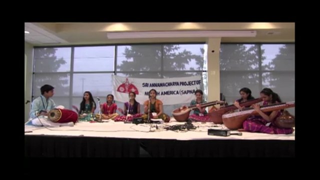 SRI ANNAMACHARYA PROJECT OF N.A. SAPNA 25TH ANNIV: GURU VASANTHI IYER STUDENT SHOWCASE -1