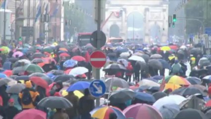 Alemania - El Bayern de Múnich celebra el triplete