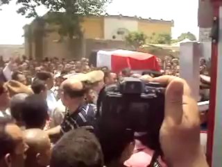 تشييع جنازة شهيد الشرطة بالقليوبية