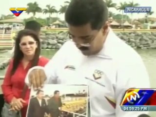 Presidentes Maduro y Ortega visitan puerto Salvador Allende