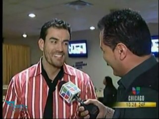 David Zepeda @davidzepeda1 de visita en Chicago "Feria de la Mujer 2010"