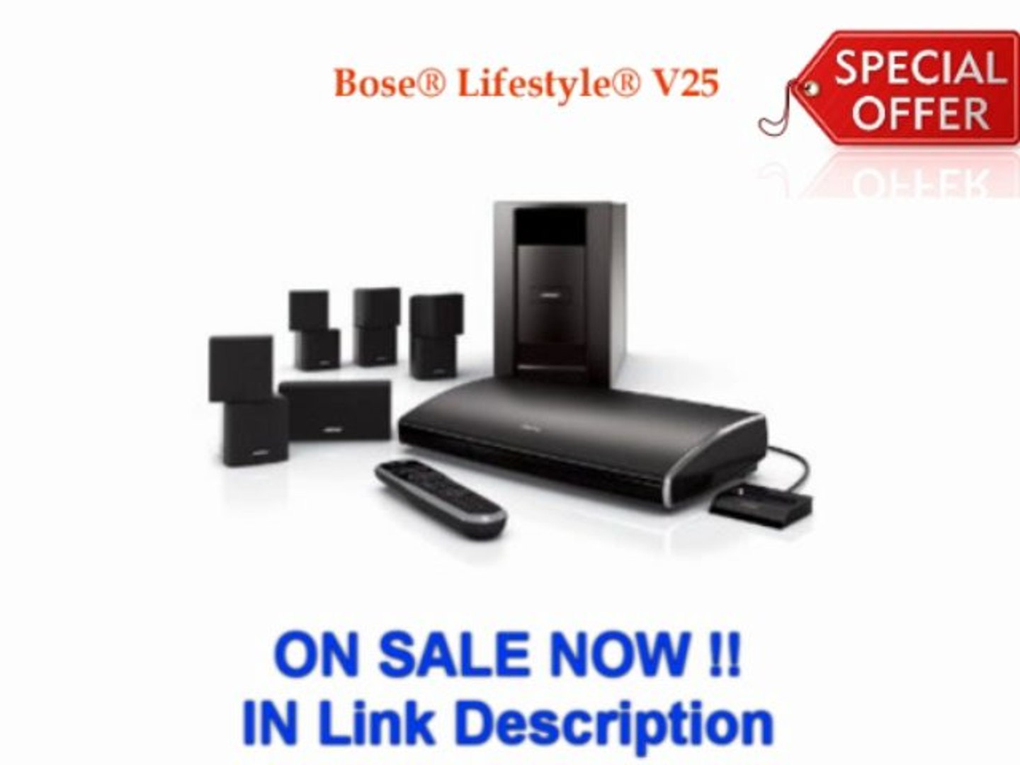 Good Bose® Lifestyle® V25 Home Theater System Price - video Dailymotion