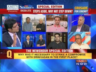 The Newshour Debate: Step aside, why not step down?(Part 1 of 5)