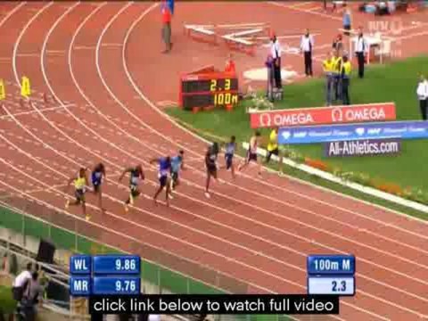 Usain Bolt beaten by Justin Gatlin ...