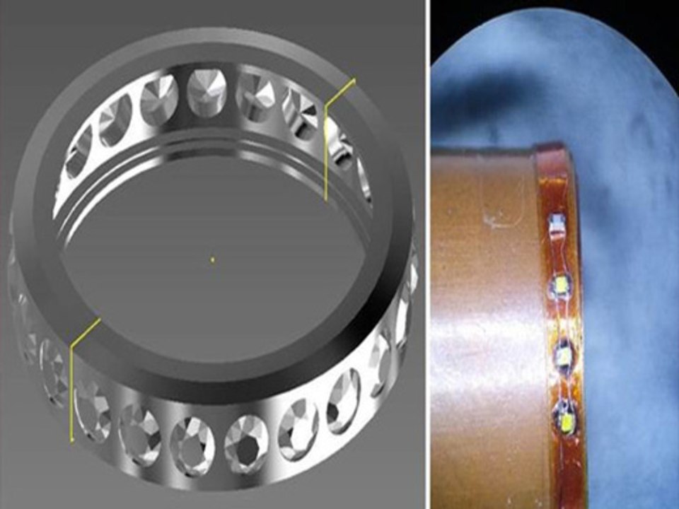 WOW Homemade Engagement Ring Glows When Fiance Is Near