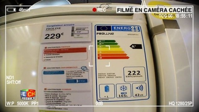 Caméra cachée congélateur - Les mauvais conseils des vendeurs