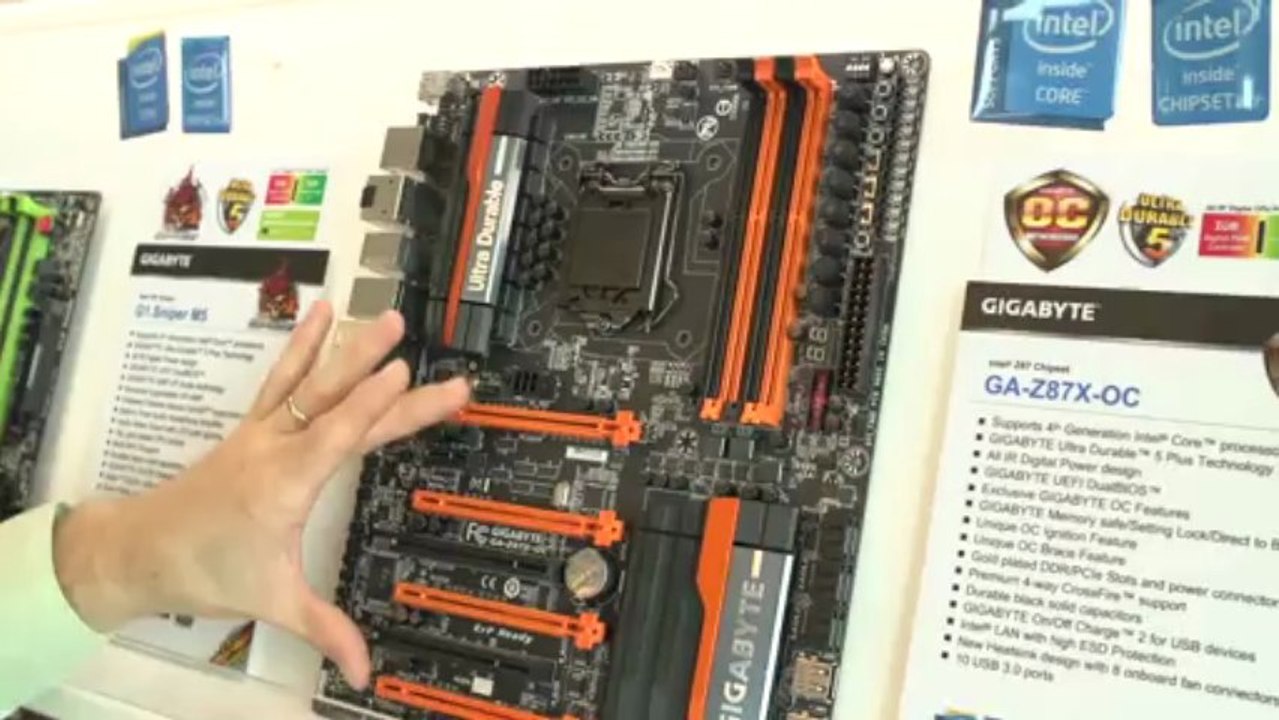 Gigabyte Gaming Motherboards OC Force, Ultra Durable Series - Computex 2013