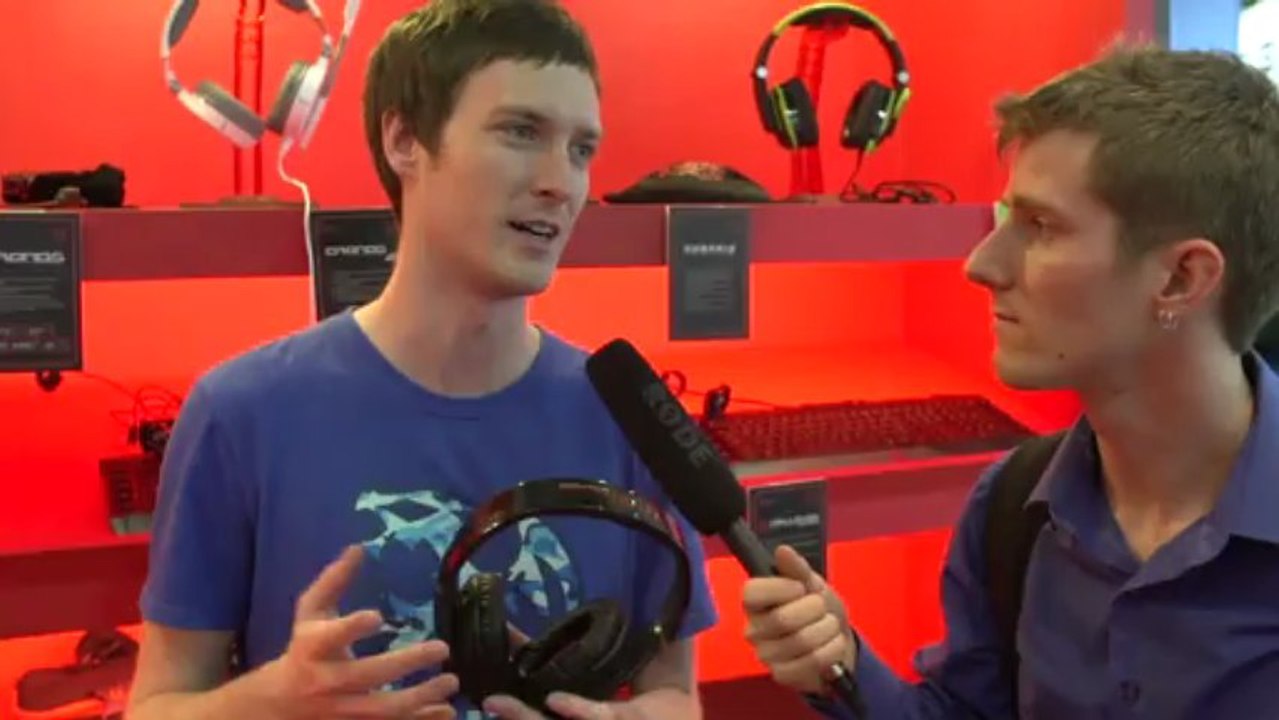 Tt eSports Level 10 M Headset, Poseidon Keyboard, New KB Switches, Theron Infrared - Computex 2013