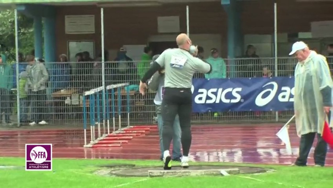 Lancer du poids M Meeting Forbach 2013