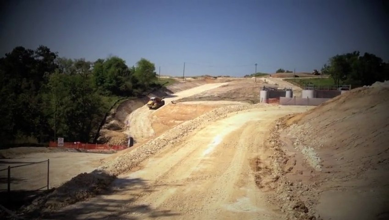 Inauguration des travaux de construction de la LGV à Boresse-et-Martron