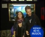 Sandra Cervera. Estreno 40 El Musical - Promo 40 TV.