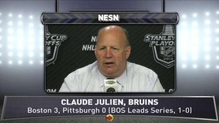 Bruins, Penguins Game 1 Reaction