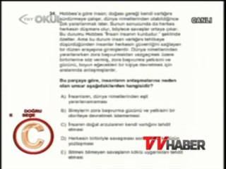 2013 YGS Felsefe Soru ve Cevapları