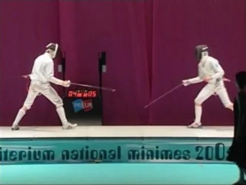 Fête des Jeunes 2005 - finale Epée Hommes Virgile Marchal