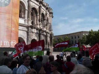 Marche contre l'austérité Nîmes 1er juin 2013