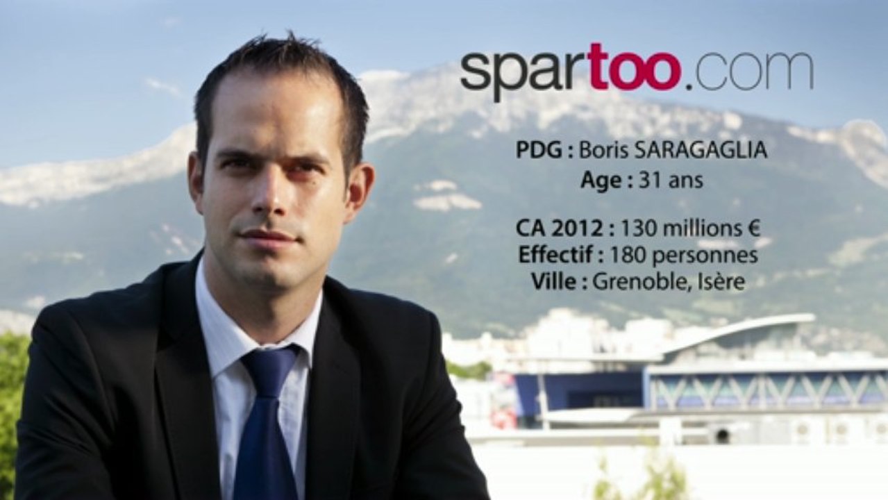 Prix national du jeune entrepreneur - Boris SARAGAGLIA - SPARTOO