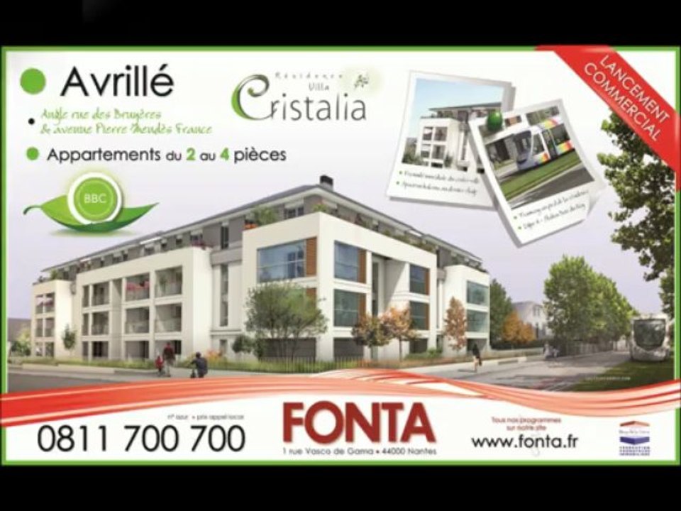Promotion immobilière Angers Avrillé: Villa Cristalia