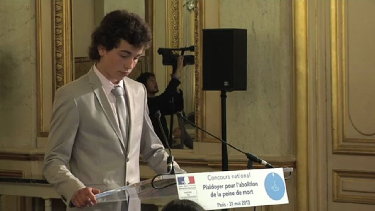 Plaidoyer pour l'abolition de la peine de mort du Lycée La Providence de Dieppe (31.05.2013).