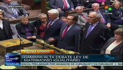 Reino Unido debate proyecto de ley sobre el matrimonio igualitario